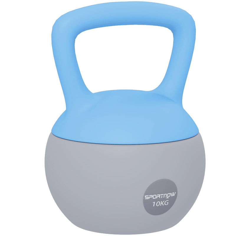 SPORTNOW 10KG Kettlebell with Soft Body and Non-Slip Handle