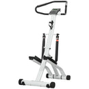 SPORTNOW Stepper Machine with 12-Level Hydraulic Resistance, LCD Monitor