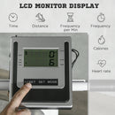 SPORTNOW Stepper Machine with 12-Level Hydraulic Resistance, LCD Monitor