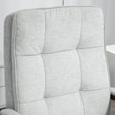 HOMCOM Office Chair, Computer Desk Chair with Dual-Layer Padding, Grey
