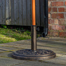 Samuel Alexander 9kg Heavy Duty Bronze Cast Iron Effect Garden Parasol Base