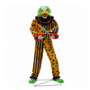 6ft Tall Animated Snippers The Clown Halloween Prop Decoration With LED Eyes