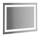 kleankin Glass Illuminated LED Edge Bathroom Mirror - 70x50cm