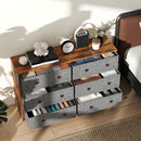 HOMCOM Chest of Drawers, 6 Drawer Dresser for Bedroom