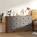 HOMCOM Chest of Drawers, 6 Drawer Dresser for Bedroom