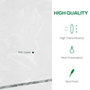 Outsunny Mini Greenhouse with 4 Tier 143 L x 73W x 195H cm