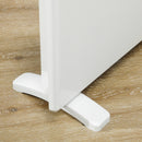 HOMCOM White 1500W Panel Heater, Low Energy Electric Heater For Home