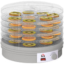 HOMCOM 5 Tier Food Dehydrator For Drying Fruit Meat Vegetable Pet Treat