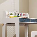 AIYAPLAY Art Table And Chair Set For Children With Drawers