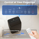 HOMCOM 14,000 BTU Portable Air Conditioner Unit With Remote, 24H Timer
