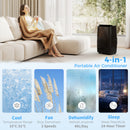 HOMCOM 14,000 BTU Portable Air Conditioner Unit With Remote, 24H Timer
