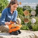 Outsunny Cordless Spreader, 3.3L Handheld Seed Spreader