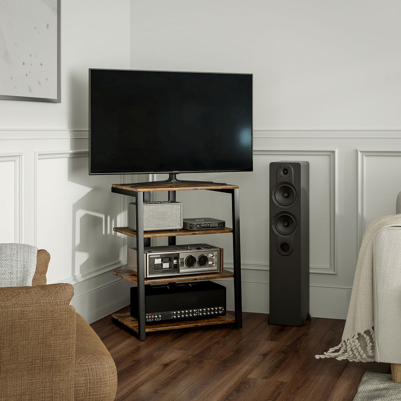 HOMCOM HiFi Rack Stand W/ 4-Tier Record Player Stand