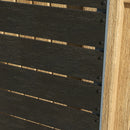 Outsunny Raised Garden Bed with Trellis and Drainage Hole, Planter Box Black