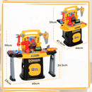 AIYAPLAY 102Pcs Play Tools Toy With Electric Drill, Storage, Yellow
