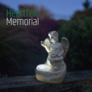 Solar Angel Garden Ornament With LED Light - Outdoor Solar Statue