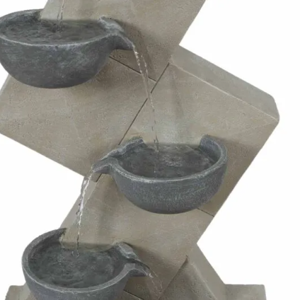 GardenKraft Four Bowls Water Feature Fountain