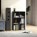 HOMCOM Cubic Cabinet Bookcase Storage Shelves for Home Office, Black