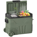 Outsunny 45L Camping Fridge Freezer Dual Zone Car Fridge