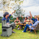 Outsunny 45L Camping Fridge Freezer Dual Zone Car Fridge