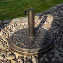 Samuel Alexander 9kg Heavy Duty Bronze Cast Iron Effect Garden Parasol Base