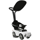 AIYAPLAY Bentley Bentayga Licensed Baby Push Car W/ Under Seat Storage - White