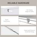 HOMCOM Convertible Desk with Whiteboard Multi-function Workstation