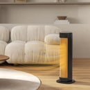 HOMCOM Ceramic Electric Heater, 2000W Space Heater With Timer, Black