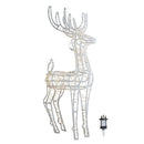 1.03m Light up Acrylic Christmas Reindeer Decoration with 1040 Warm White LEDs