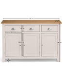 Richmond Sideboard - Elephant Grey/Pale Oak