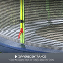 SPORTNOW 10ft Trampoline Net Replacement Safety Net with Zipped Door