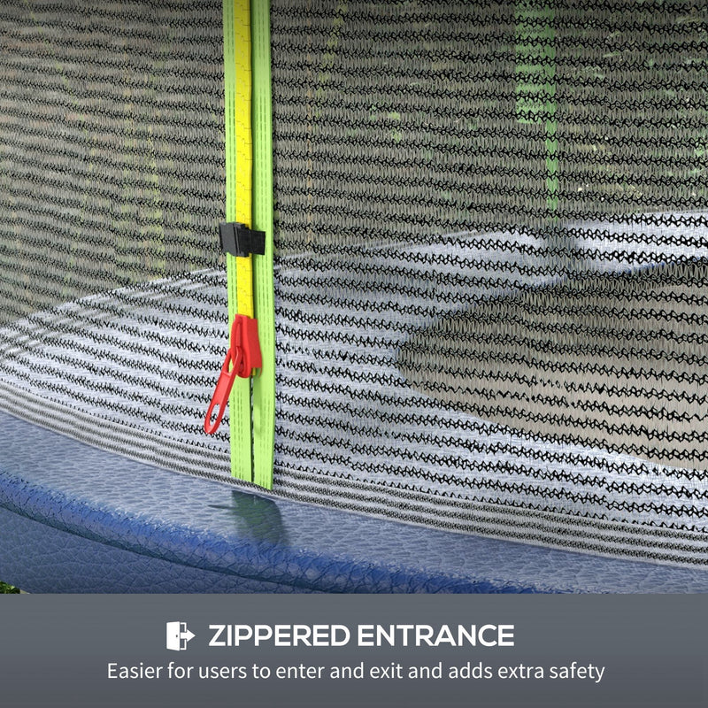 SPORTNOW 10ft Trampoline Net Replacement Safety Net with Zipped Door
