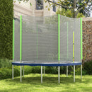 SPORTNOW 10ft Trampoline Net Replacement Safety Net with Zipped Door