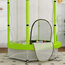 AIYAPLAY 4.6FT Kids Trampoline with Safety Enclosure Net