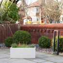 25cm Plastic Slate Effect Garden Patio Trough in Stone