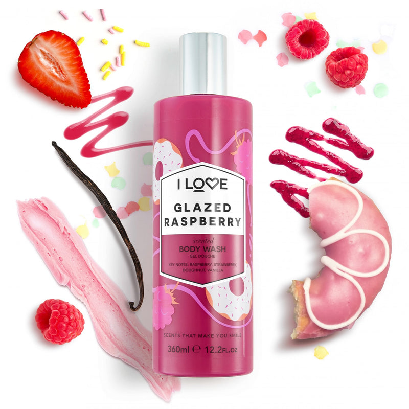 I Love Signature Body Wash 375ml Glazed Raspberry