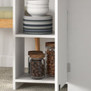 HOMCOM Foldable Dining Table, Drop Leaf Table with Storage for Kitchen, Oak