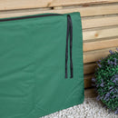 99 x 20/41cm Cushion Base for 2 Seater Wooden Garden Bench in Green