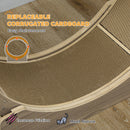 PawHut Cat Wheel With Brake, Scratching Pads For Health