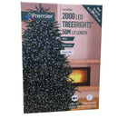 50m 2000 LED TreeBrights Christmas String Lights With Timer In Cool White