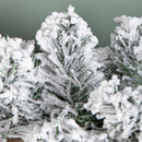 2.7m Imperial Snowy Christmas Garland with 180 Tips