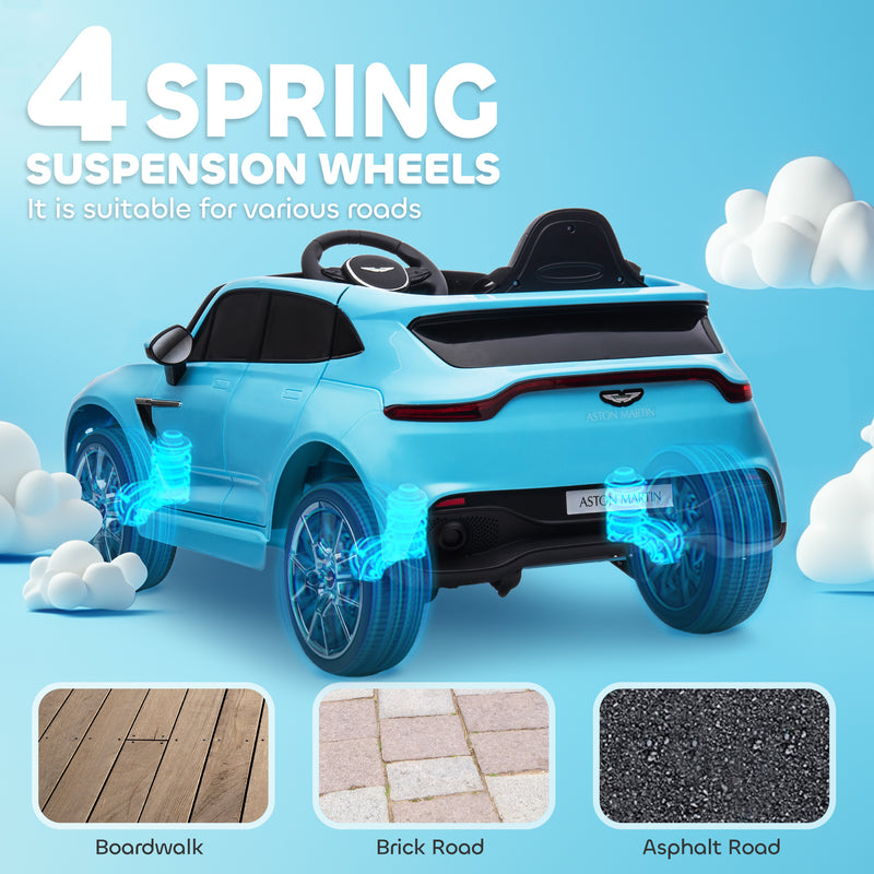 AIYAPLAY Aston Martin DBX Licensed 12V Kids Electric Car w/ Remote