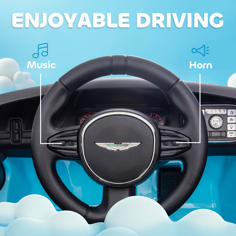 AIYAPLAY Aston Martin DBX Licensed 12V Kids Electric Car w/ Remote