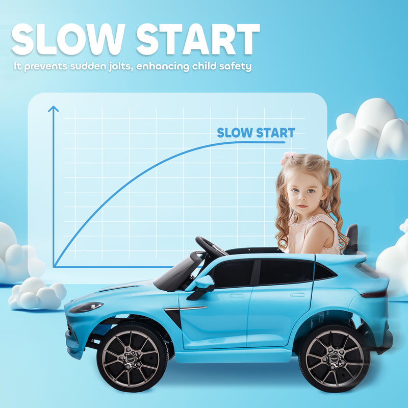 AIYAPLAY Aston Martin DBX Licensed 12V Kids Electric Car w/ Remote