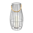 Monaco Flickering Floor Lantern Solar