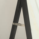 HOMCOM Full Length Mirror Wall Mount Leaning Standing Mirror, Black