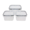 Lewis's Click Lock Rectangular Storage Container - 800ML