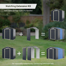 Outdoor Storage Shed Extension Kit For 195 Cm Shed Width