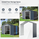 Outdoor Storage Shed Extension Kit For 203 Cm Shed Width