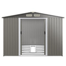 Outdoor Storage Shed With Foundation For Garden Yard-Dark Grey